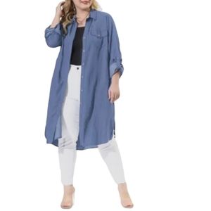 Denim Shirt Dress / Duster